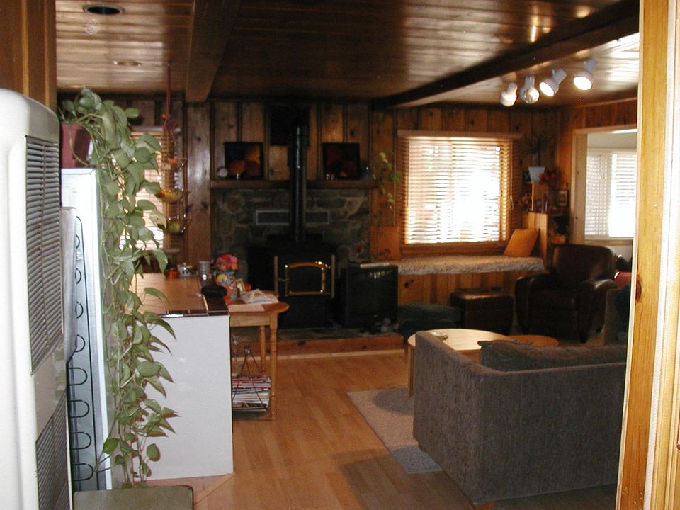 Living room and oil stove