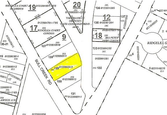 Rear Borders Bull Creek Rd.
