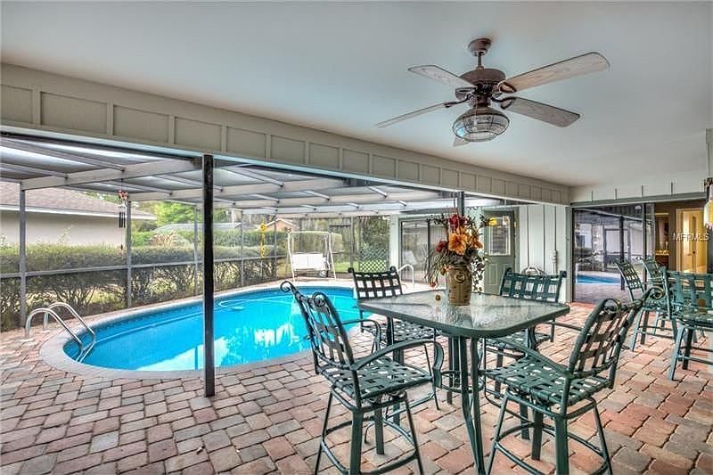 Covered deck area