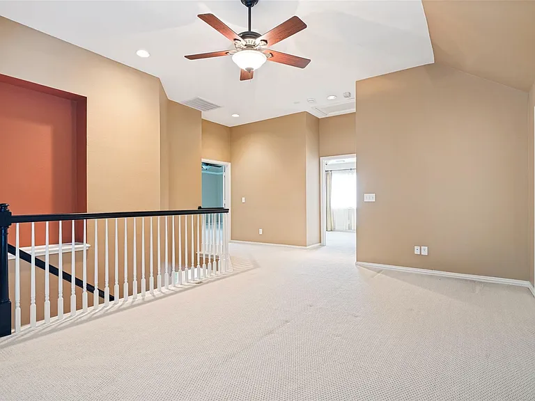 Space for office, game room, living area