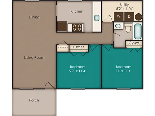 Floor plan The Sterling