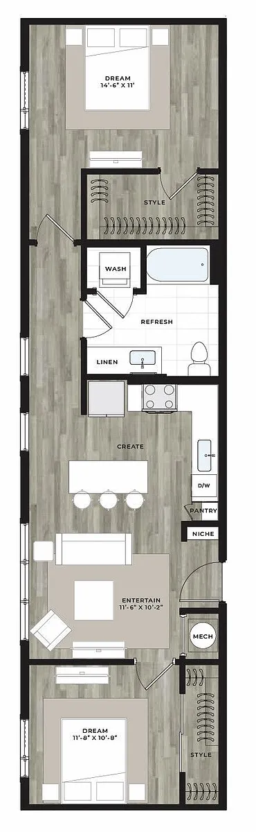 Floor plan B4