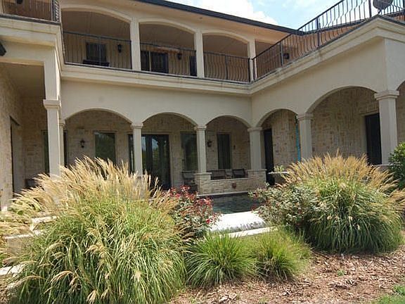 pool and backyard