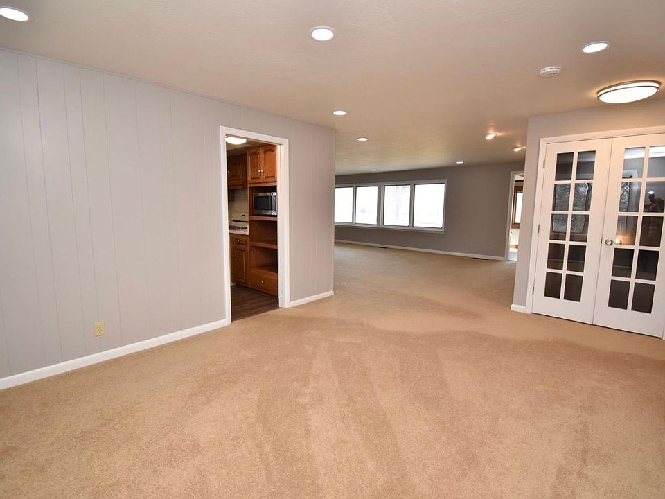 View coming into large living room.