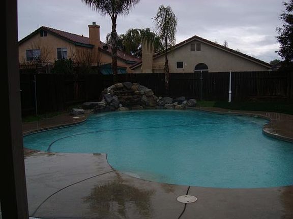 Beautiful pool and large patio area for those warm summer da