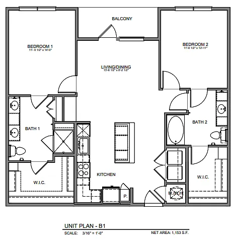 Floor plan B1