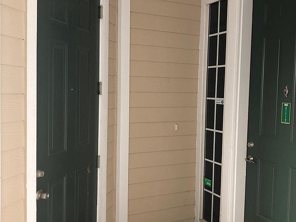 Storage closet on left