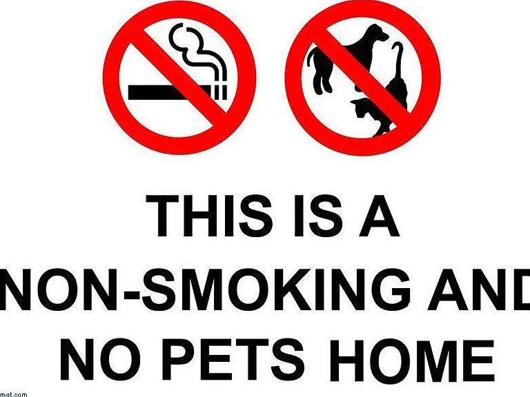 No pets or smoking