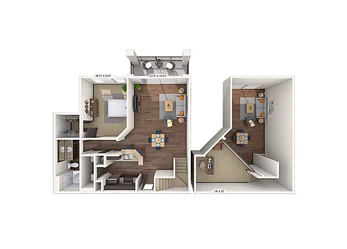 Floor plan Ascot Loft