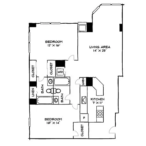 Floor plan Hopkins Premier