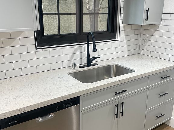 Kitchen sink and new dishwasher