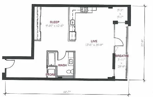 Floor plan A10