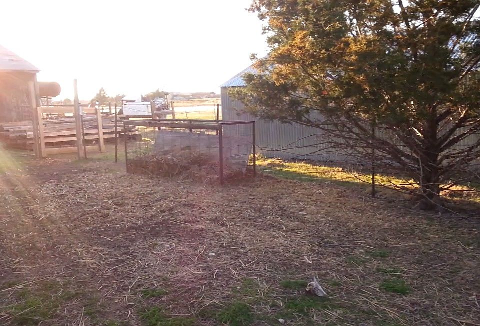View toward from back shed.