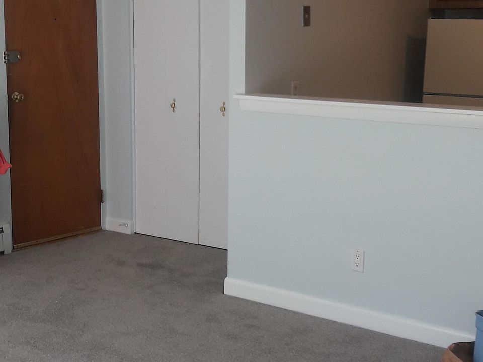 Double closet at entry off living area.