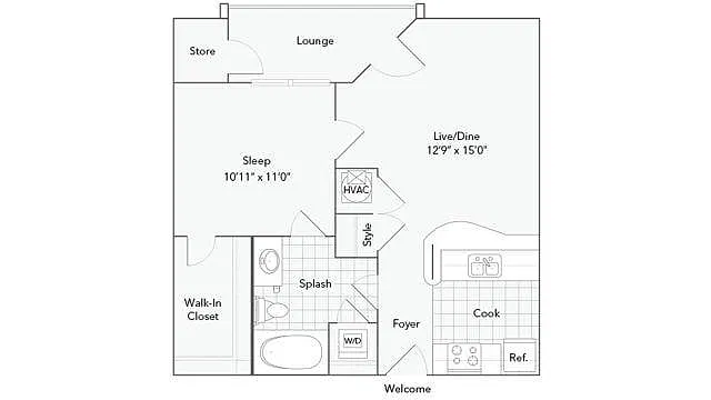 Floor plan Alexandria