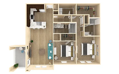 Floor plan Mirage