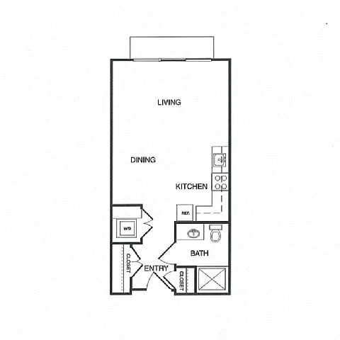 Floor plan Studio E