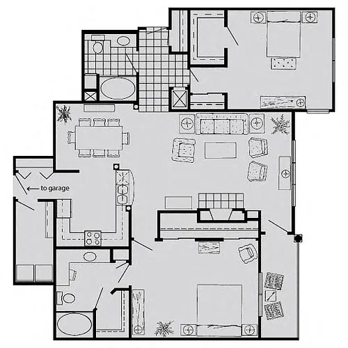 Floor plan L (att gar)