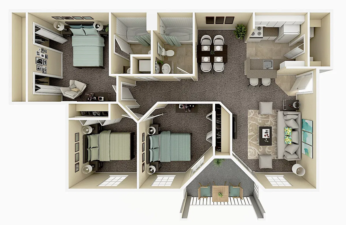 Floor plan VOC
