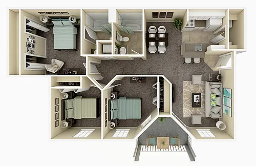Floor plan VOC - 3X2