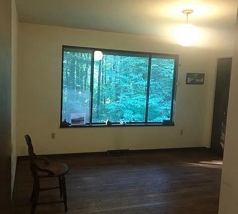 View from hall way into bedroom.