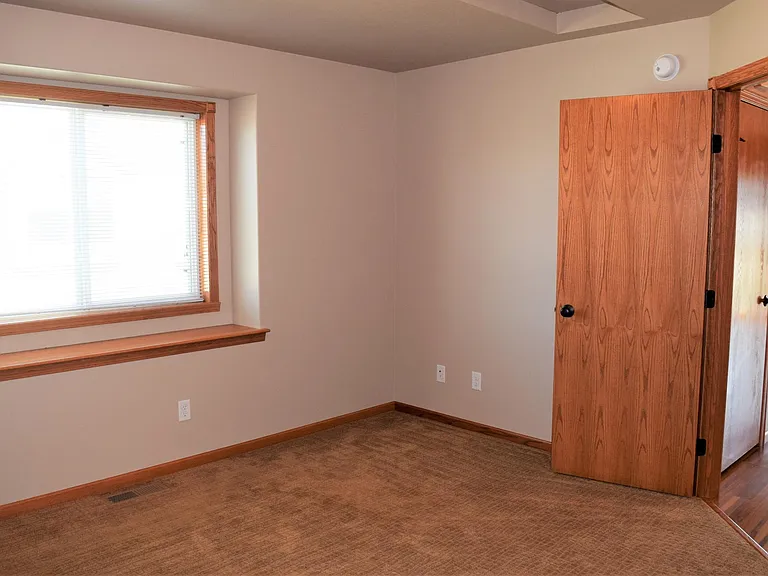 Master bedroom with window seat