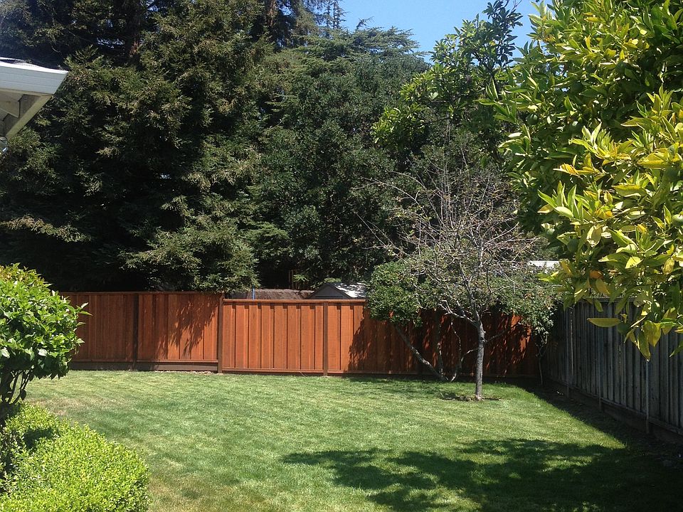 newly landscaped backyard