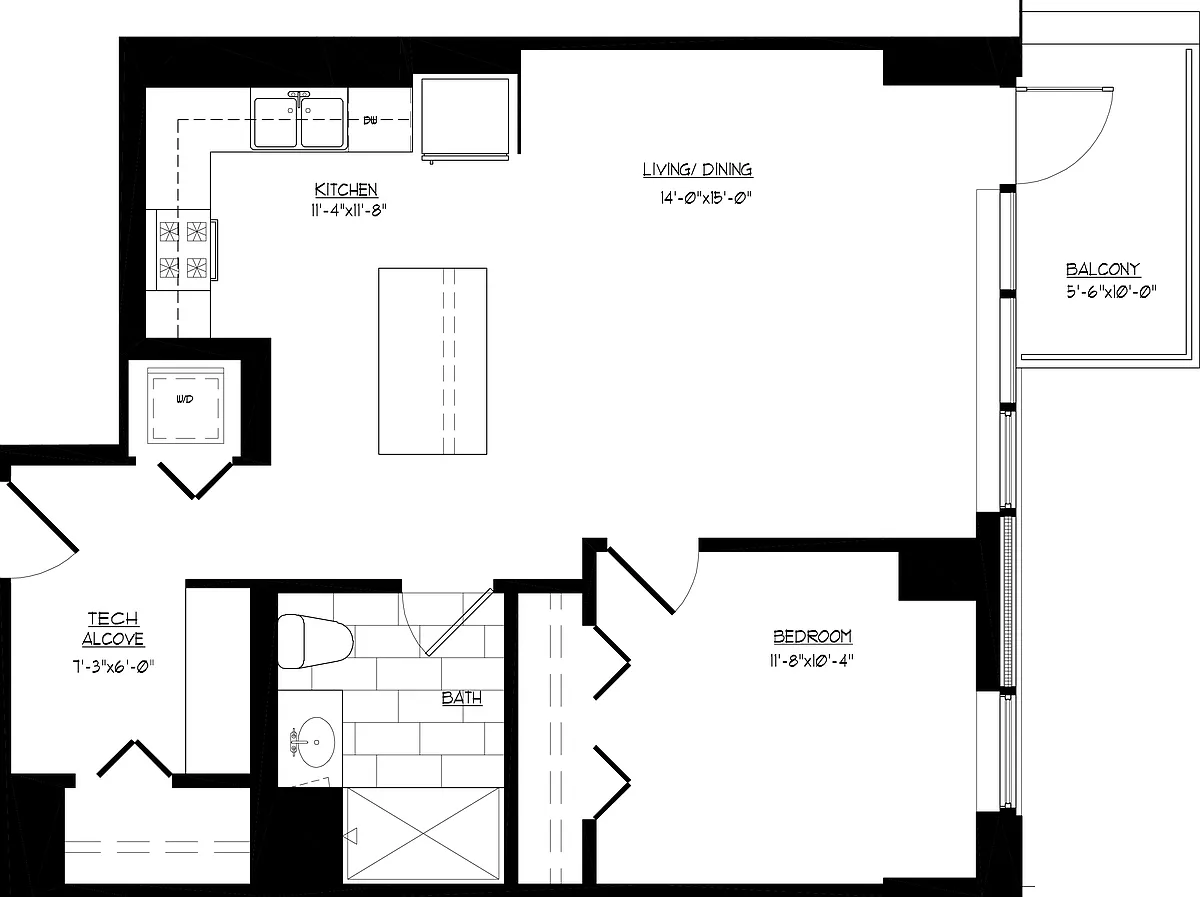 Floor plan Residence 07 - Den