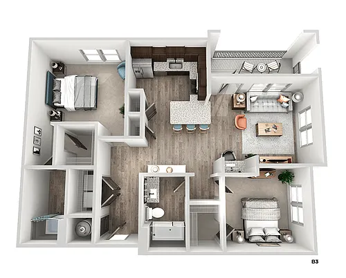 Floor plan B3