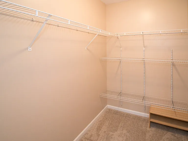 Master walk-in closet