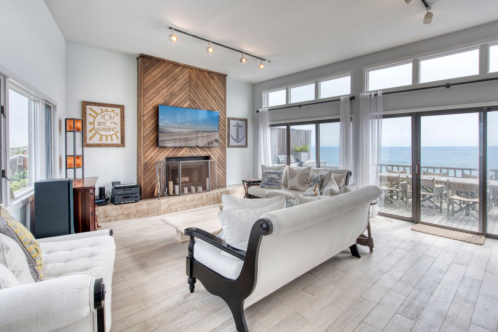 Oceanfront and Bayfront Living Room