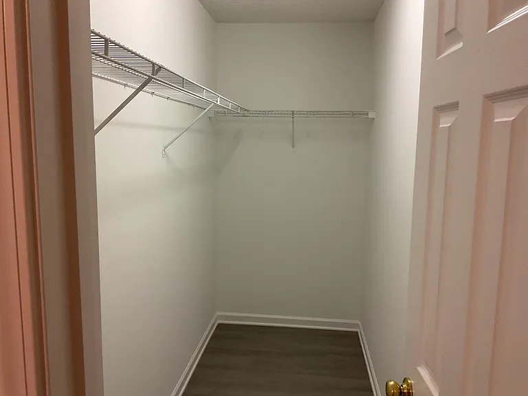 Walk-in closet.