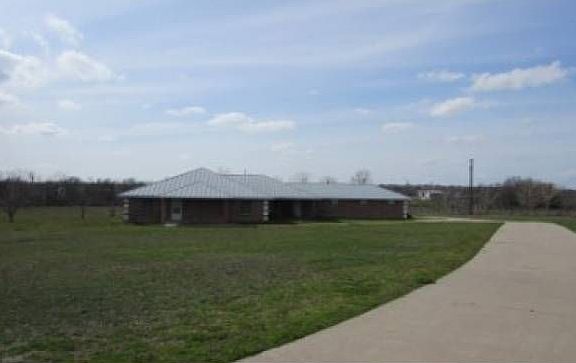 Long front driveway