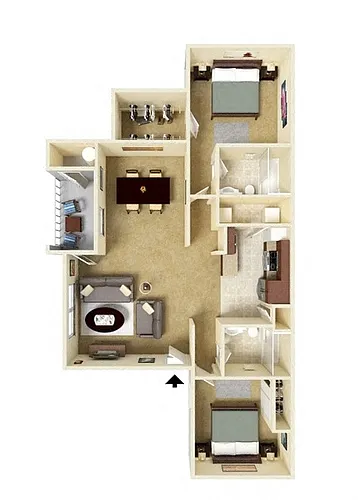 Floor plan B2