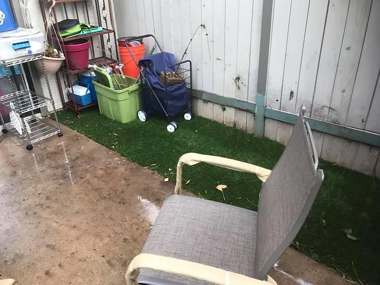 Back patio