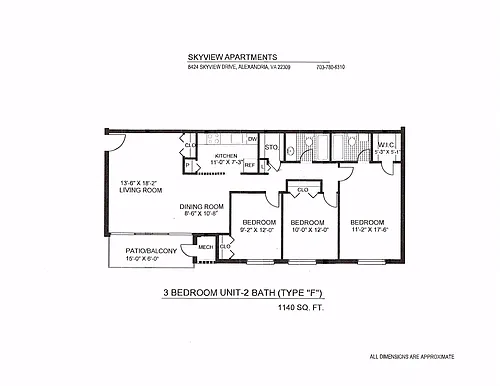 Floor plan Type F