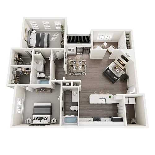 Floor plan B4 Renovated