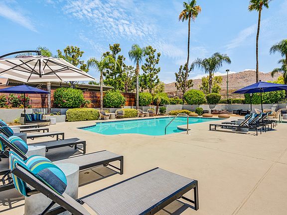 Resort Style Pool and Sun Deck at The Hills at Quail Run in Riverside, California