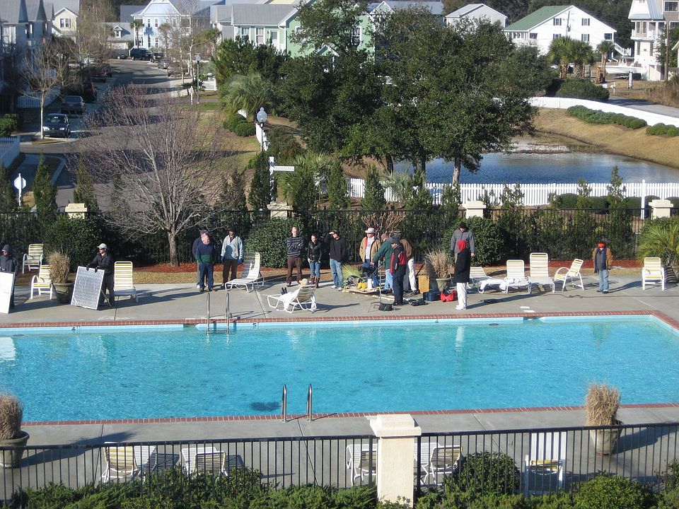 Pool view from top floor