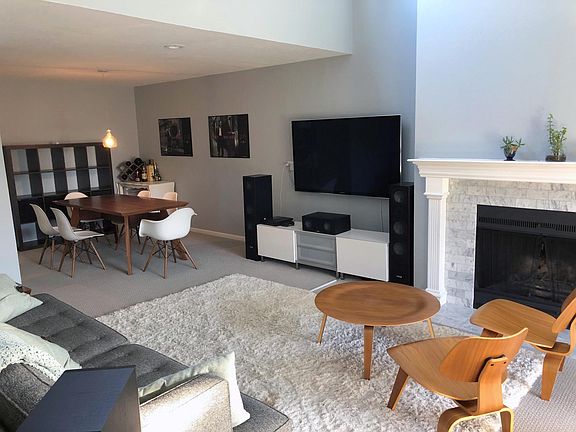 Dining and living areas