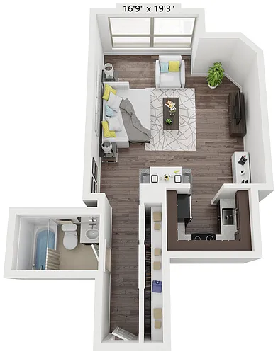 Floor plan STUDIO FIVE