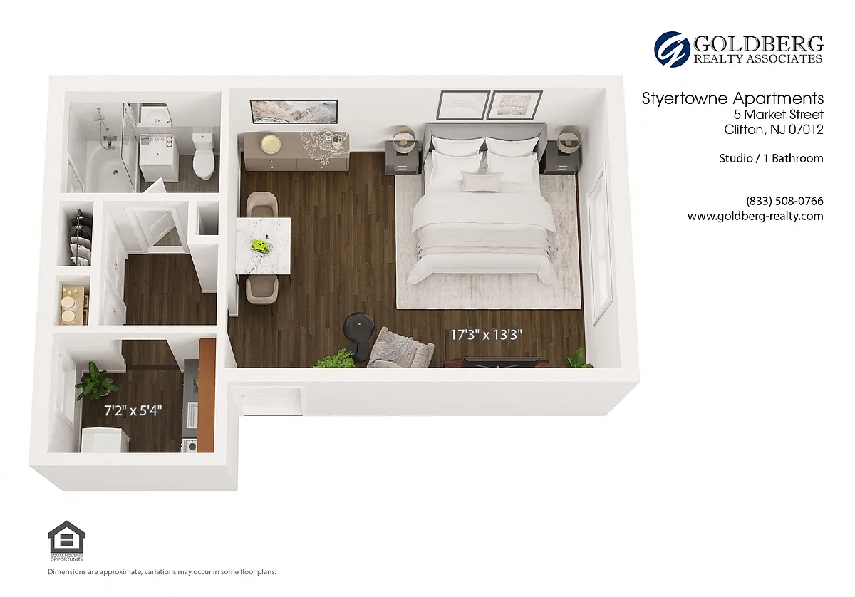 Floor plan Studio