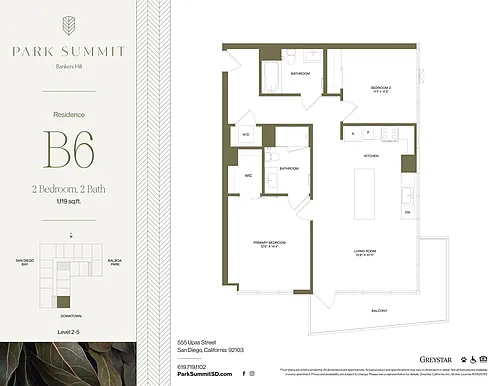 Floor plan Park summit _B6