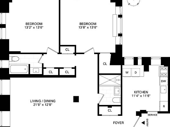 2nd image of 260 W 72nd St APT 2D