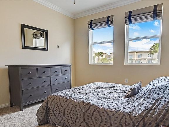 Nice view from spacious bedroom with large closet and bathroom