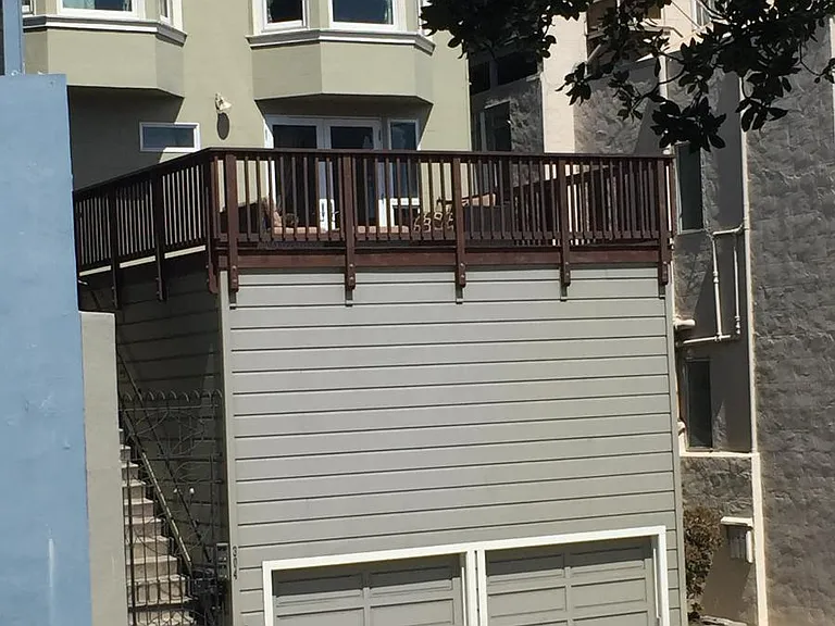 Top floor unit in well maintained building