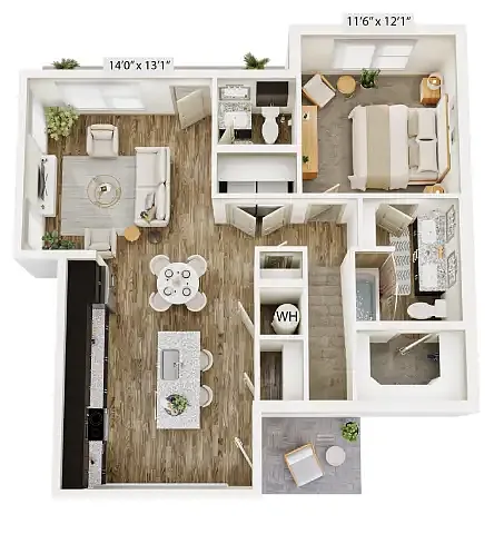 Floor plan SFR C2