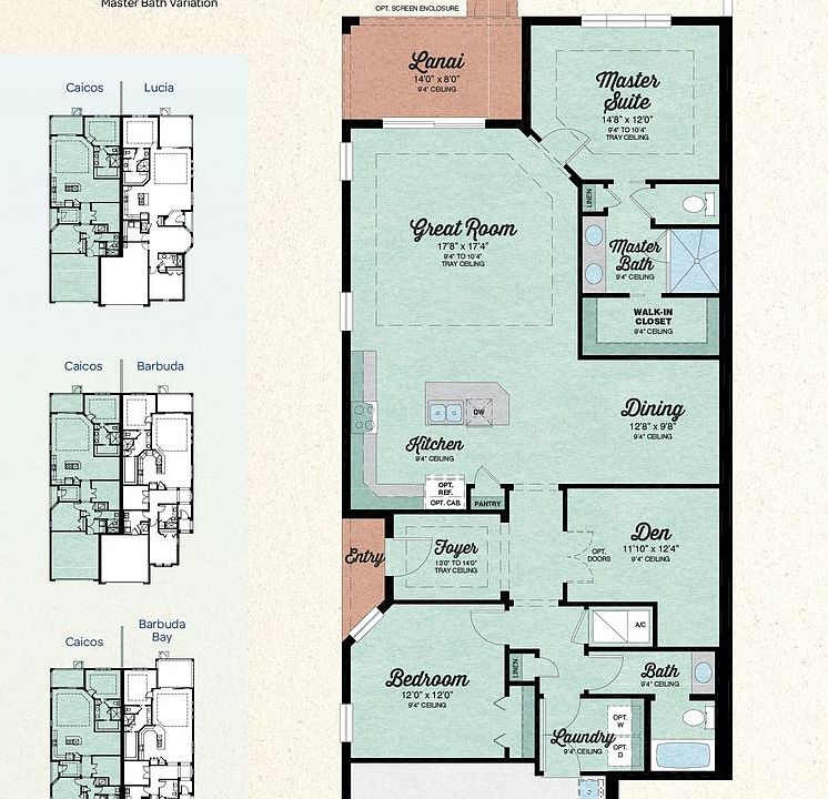 Caicos Plan, Latitude Margaritaville Daytona Beach, Daytona Beach, FL