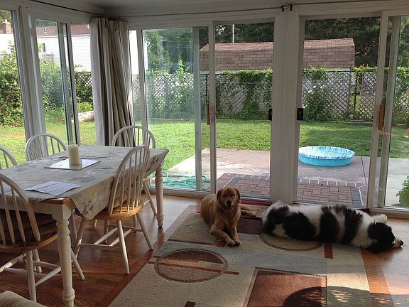Sunroom looking out