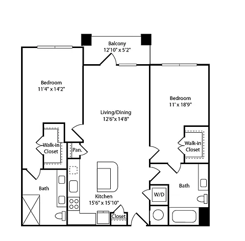 Floor plan B2